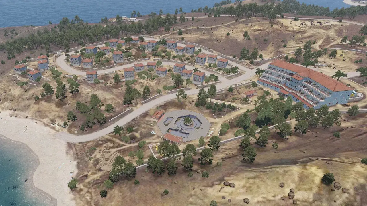 Arma 3 Altis kluczowe lokacje