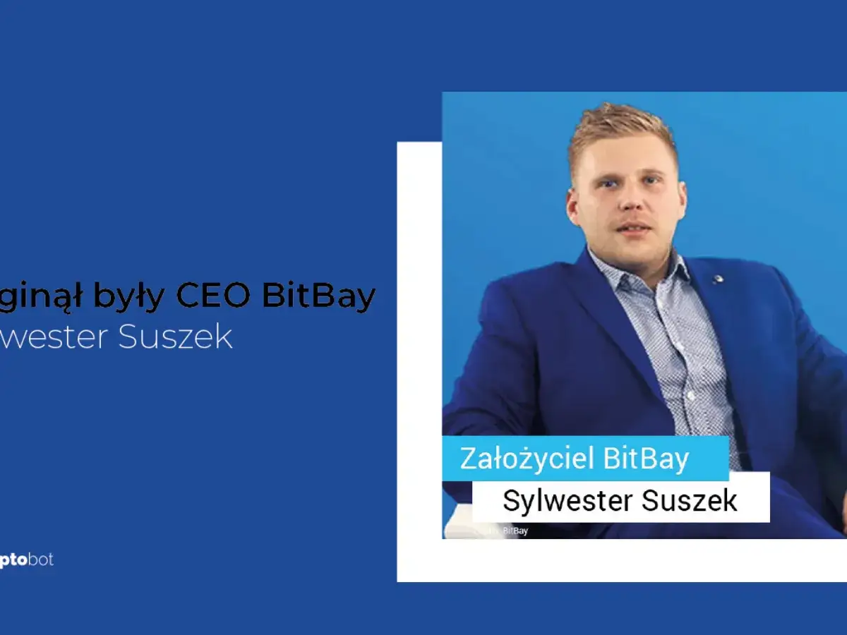Zmarł Sylwester Suszek, założyciel BitBay. Widać go na zdjęciu w niebieskiej marynarce.