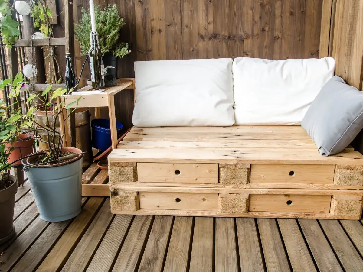 inspiracje meble tarasowe DIY