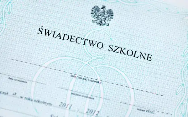 Opłata za duplikat świadectwa szkolnego