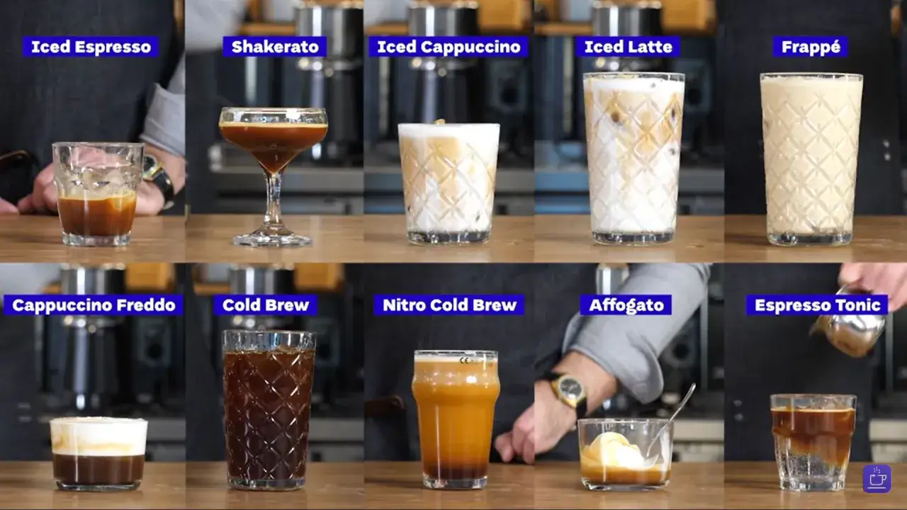 Dieci caffè freddi, dal classico cold brew all'espresso tonic, perfetti per una pausa rinfrescante.