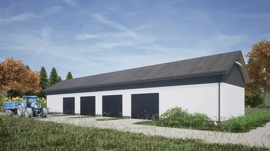 budynek gospodarczy na zgłoszenie 300m2