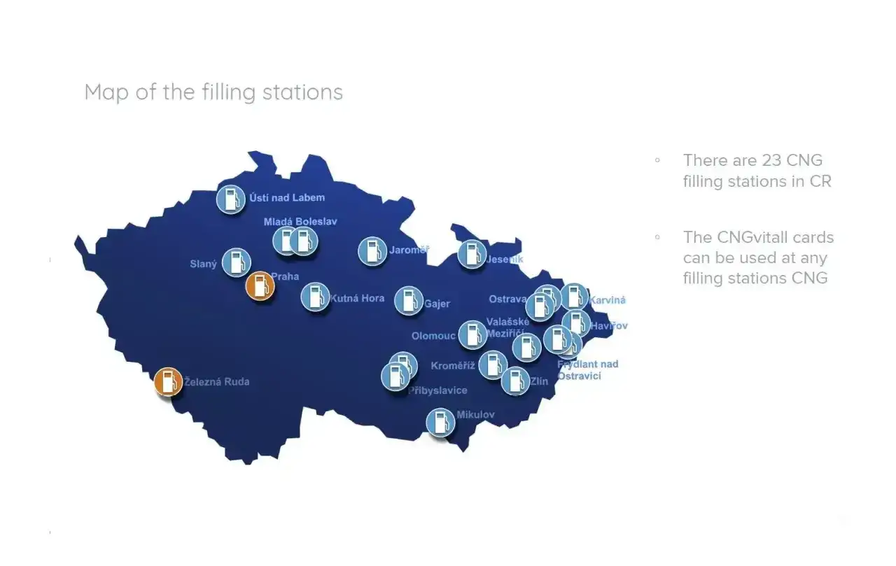 Mapa stacji CNG. Szukasz informacji, gdzie tankować CNG w Polsce? Ta mapa pokazuje rozmieszczenie stacji.