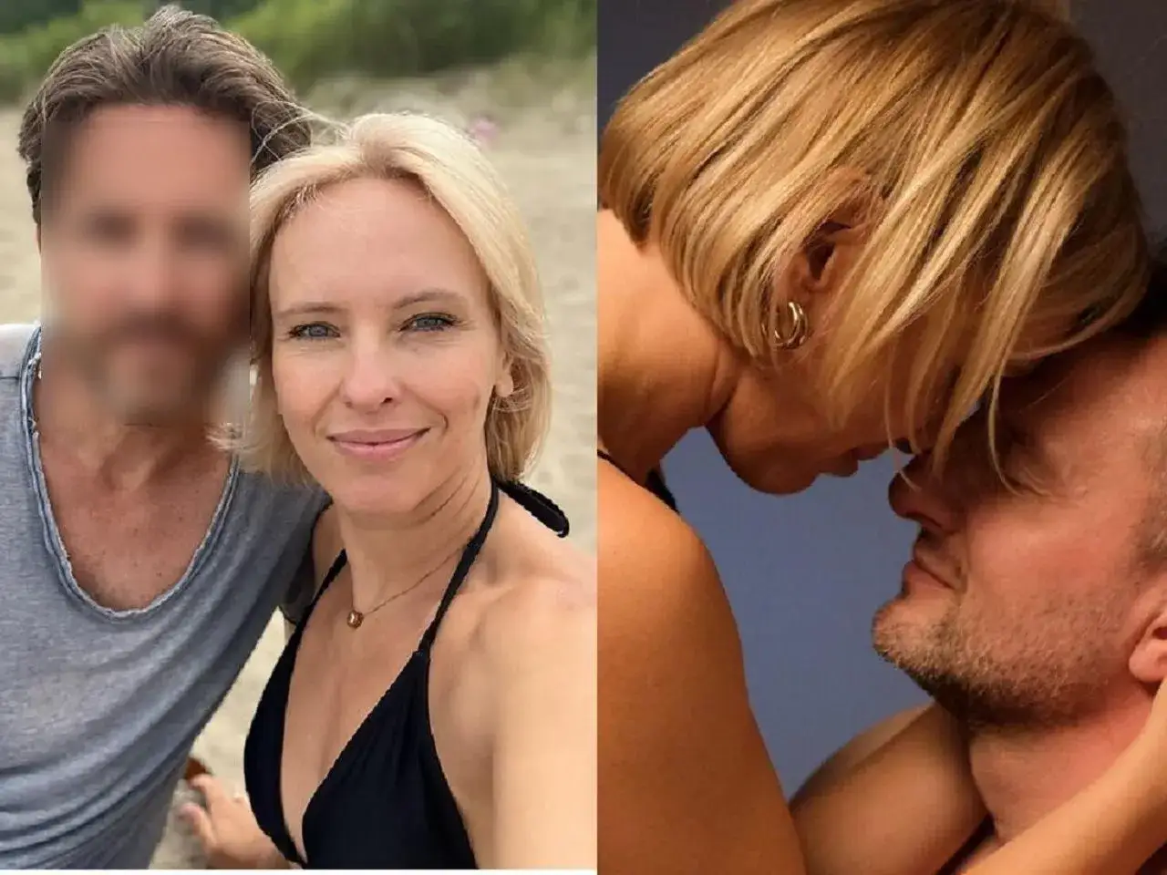 Iwona Rejzner z mężem na plaży i w intymnej chwili.