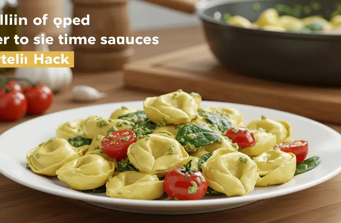 różne rodzaje sosów do tortellini