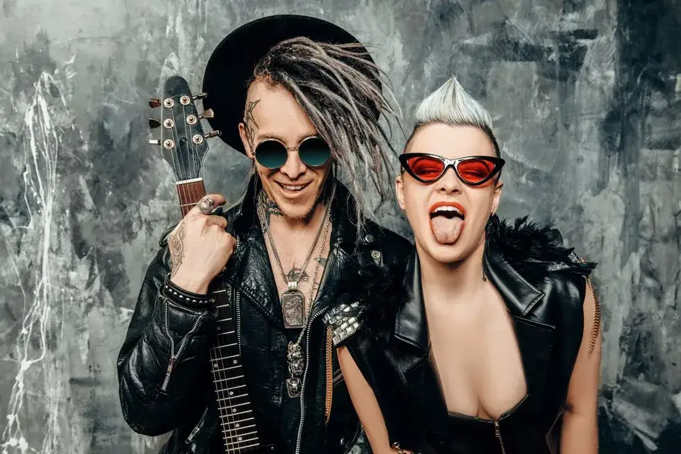punk rock agrafka stylizacja