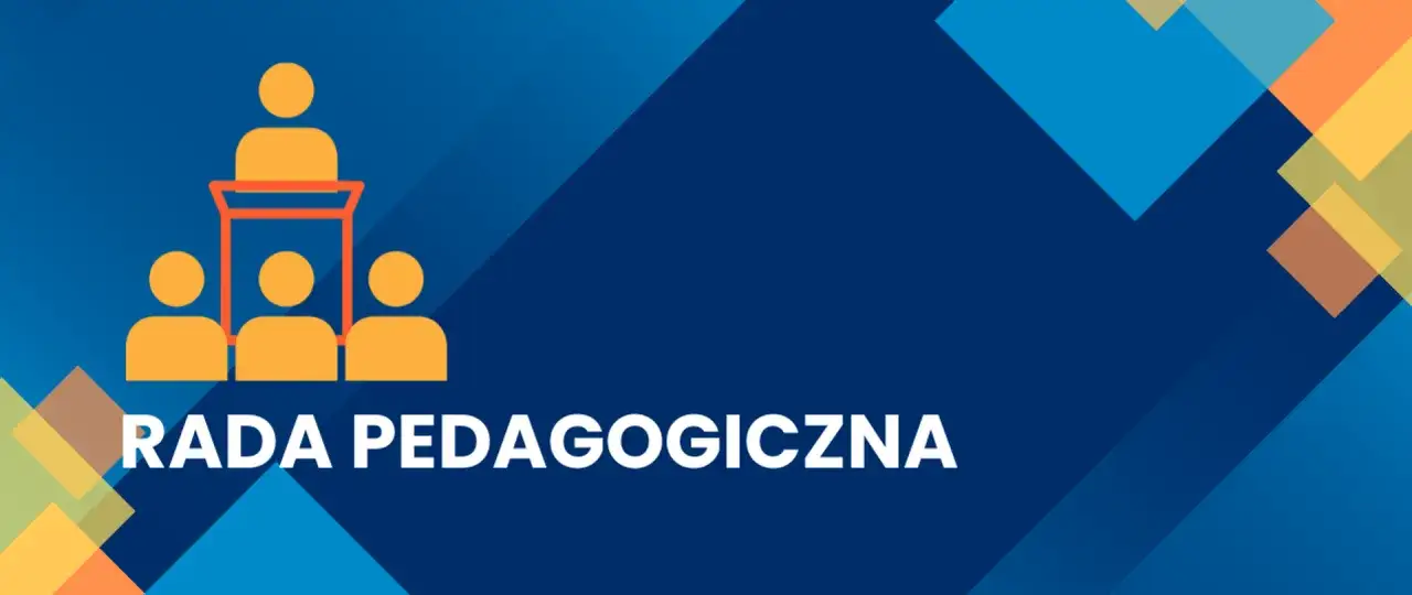 Grafika z ikonami osób przy mównicy i napisem 