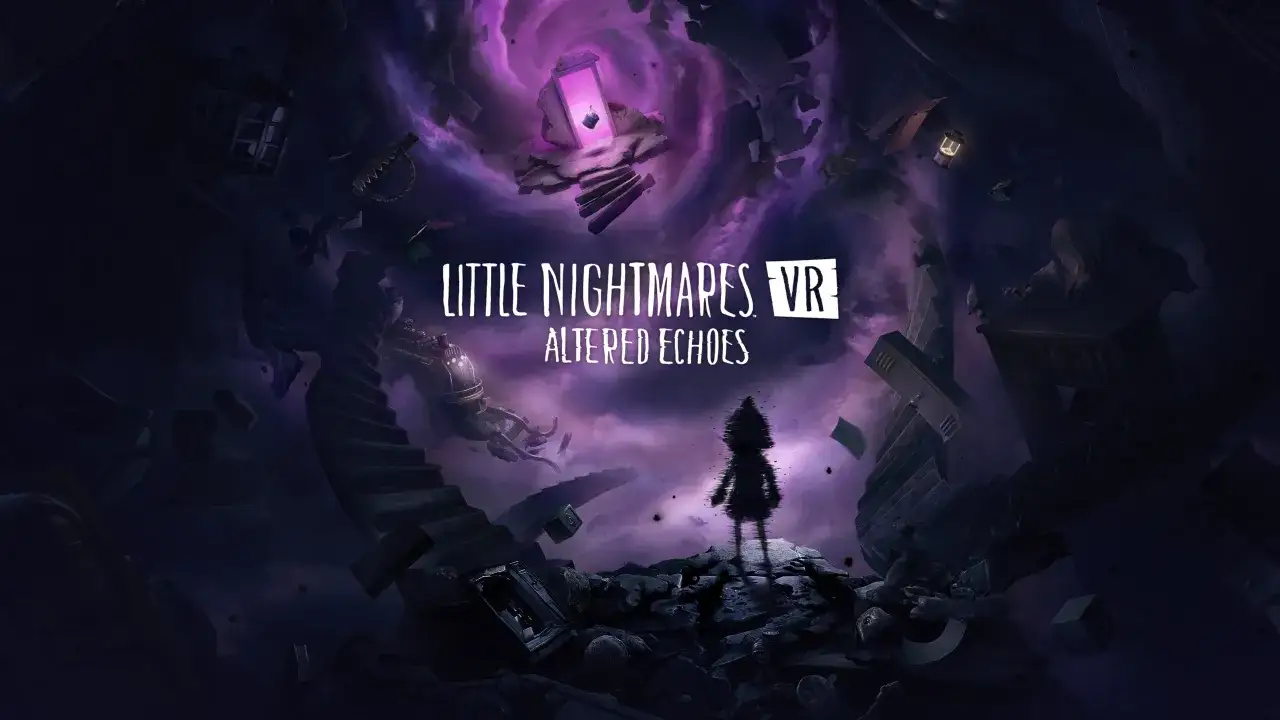 Dziecko w mroku, otoczone fragmentami świata, wita w świecie Little Nightmares VR.