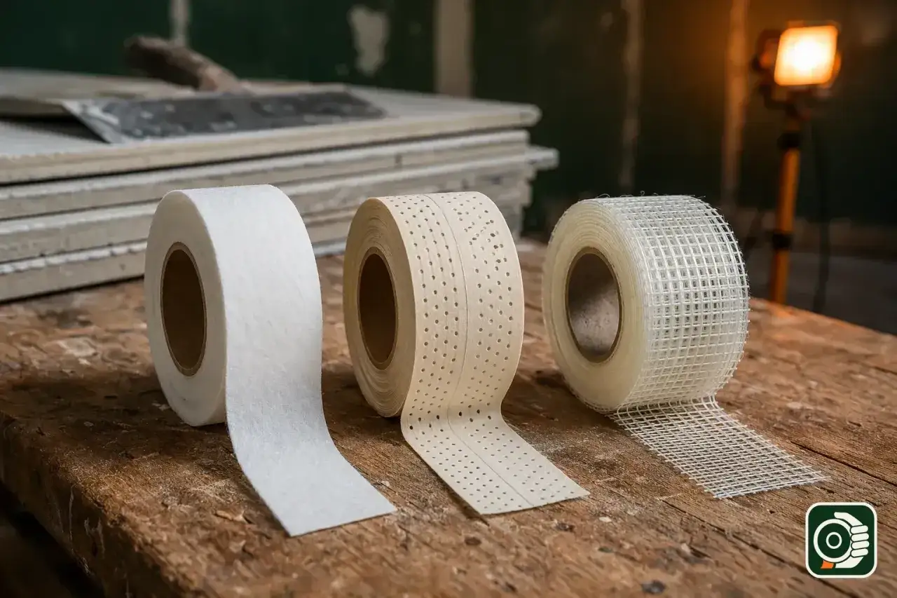 Nastri per cartongesso: in tessuto, carta forata o rete. Essenziali per giunzioni perfette.