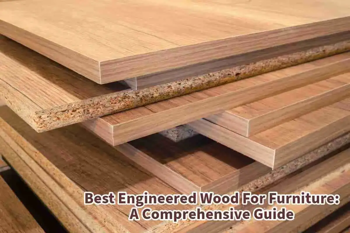 Stack of fabricated wood planks, showcasing different wood grain patterns and textures, ready for furniture making.