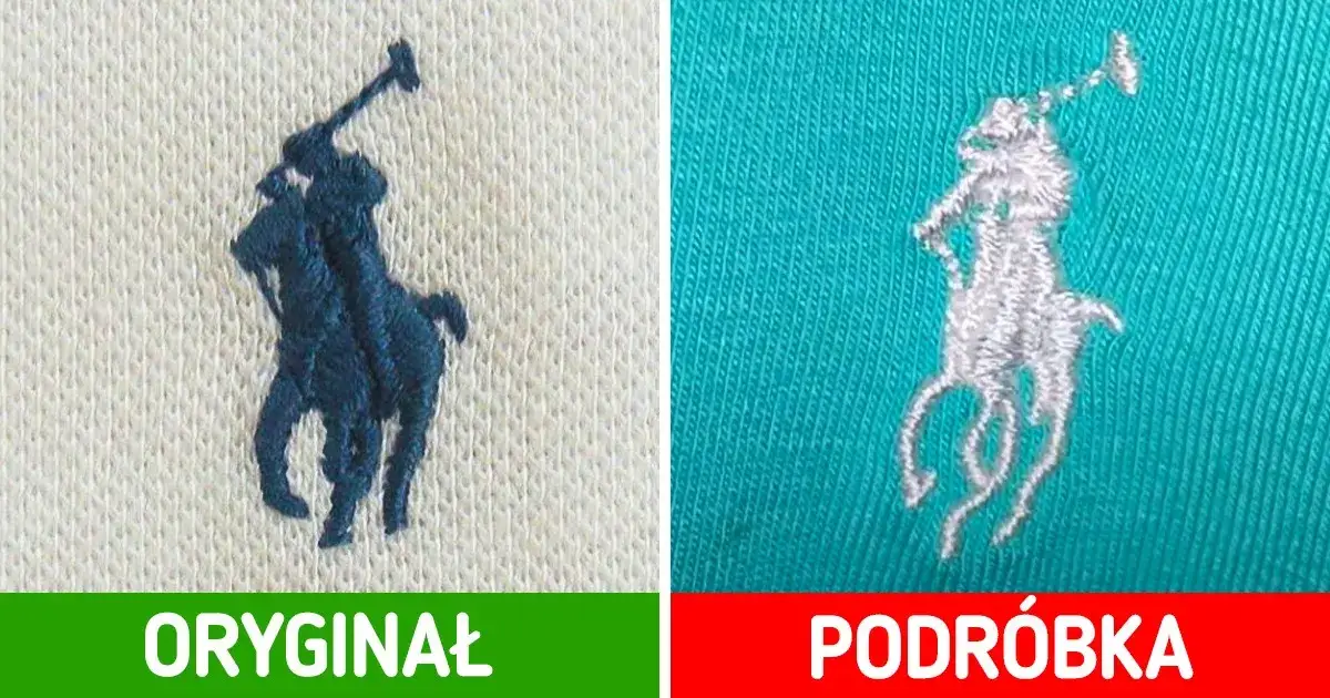 oryginalna metka bluza vs podróbka