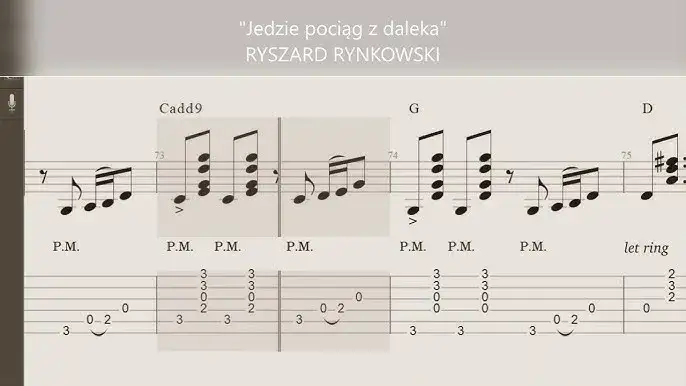 Zdjęcie Proste chwyty na gitarę do jedzie pociąg z daleka dla początkujących