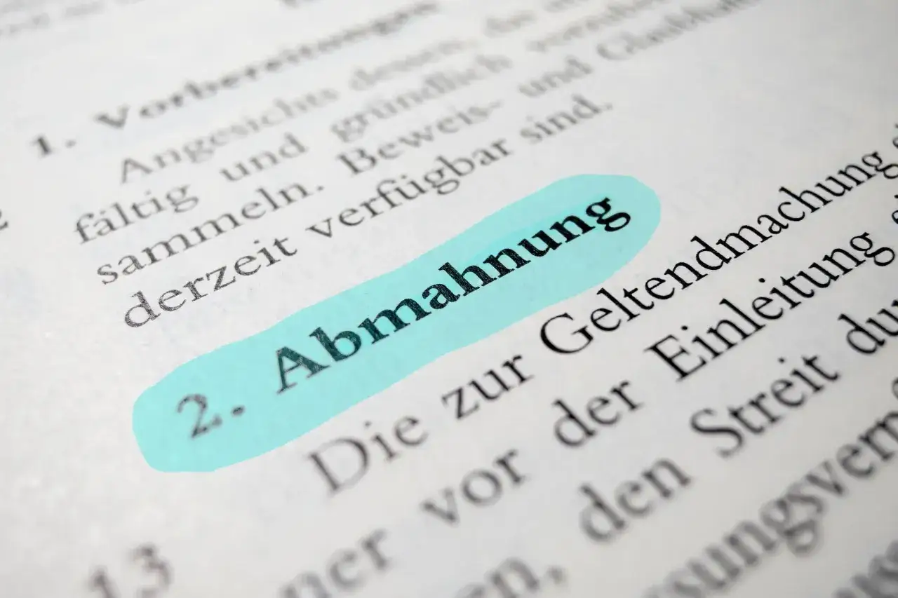 Ein Textauszug mit dem hervorgehobenen Wort 