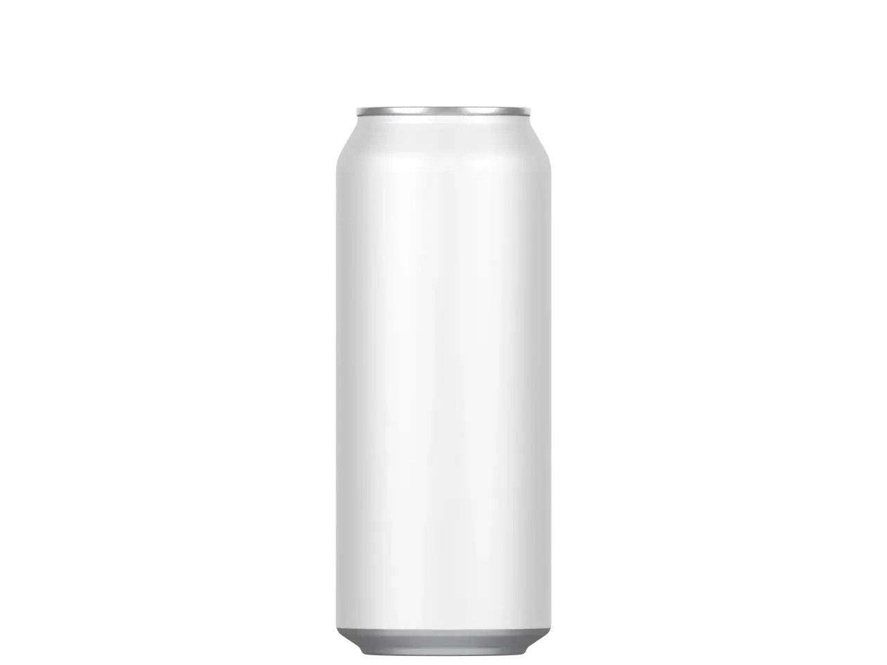 Biała, metalowa puszka piwa, standardowa wielkość. Zastanawiasz się, ile ma puszka piwa? Zazwyczaj 500 ml.