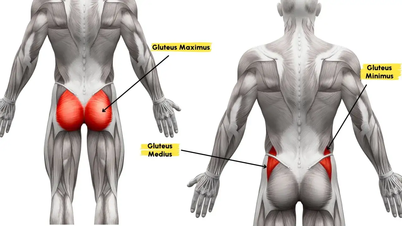 Anatomia pośladk&oacute;w: mięsień pośladkowy wielki, średni i mały. Bieganie a pośladki &ndash; jak ćwiczyć, by były silne i jędrne.