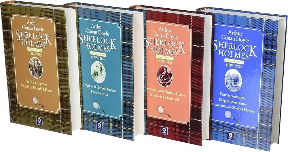 Kanon Sherlocka Holmesa okładki książek