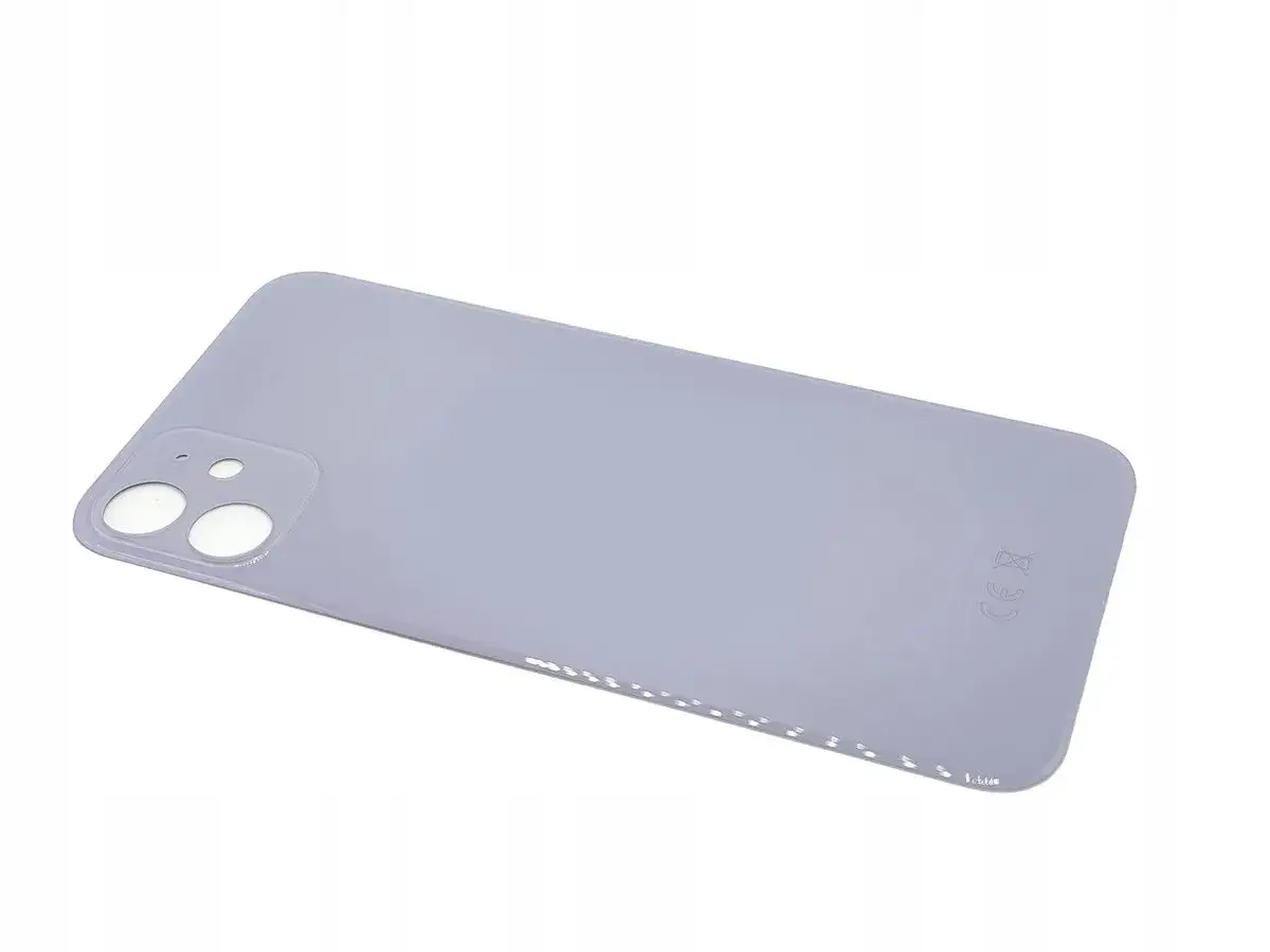 Tył obudowy do iPhone 11 fioletowy, z miejscem na aparat.
