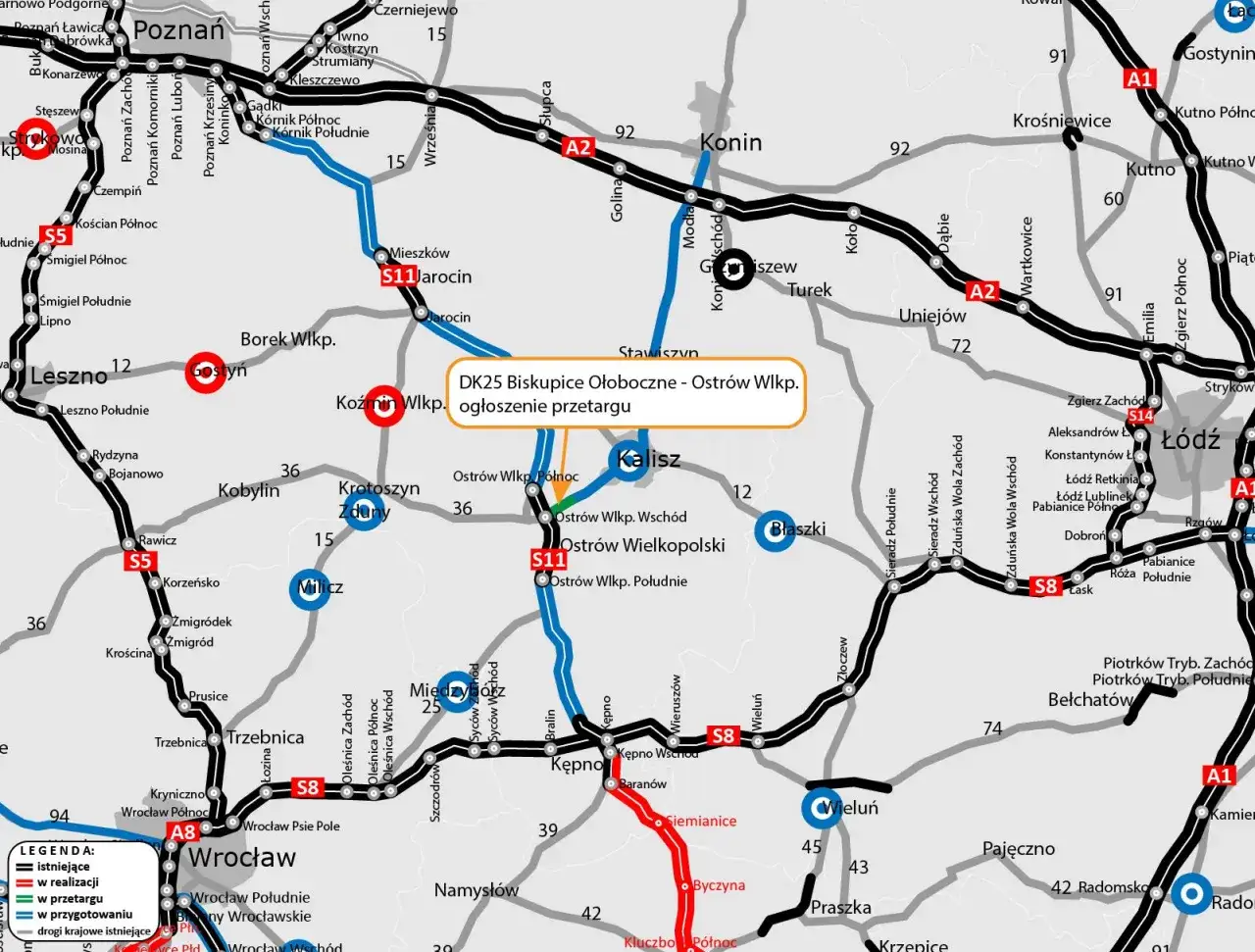 Mapa dojazdu do DPS Biskupice