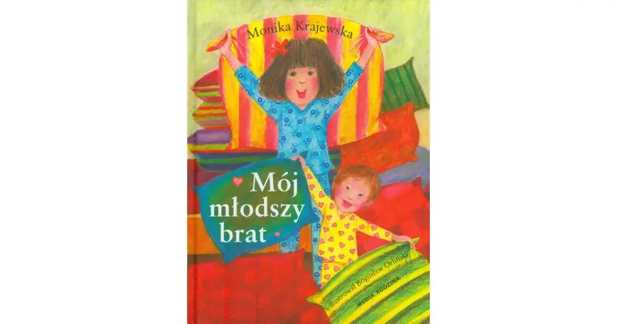okładka książki Mój młodszy brat Monika Krajewska