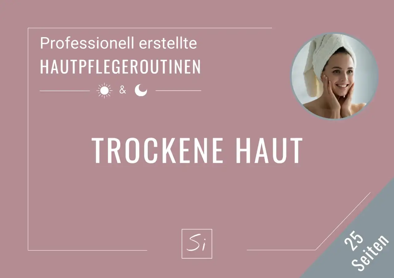Gesichtspflege Routine trockene Haut