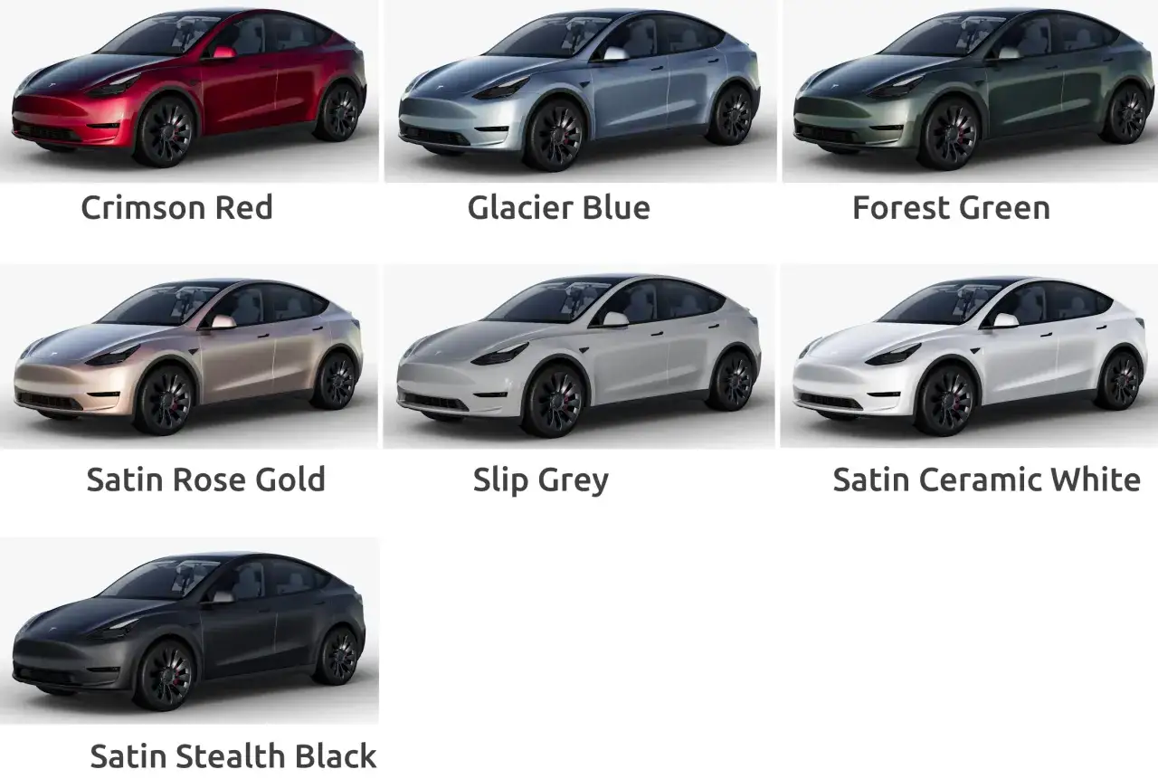 różne modele Tesla