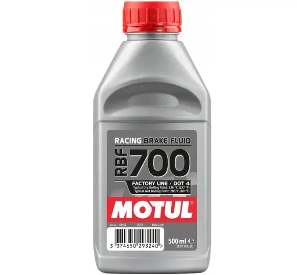 Rodzaje płyn&oacute;w hamulcowych Motul por&oacute;wnanie butelek