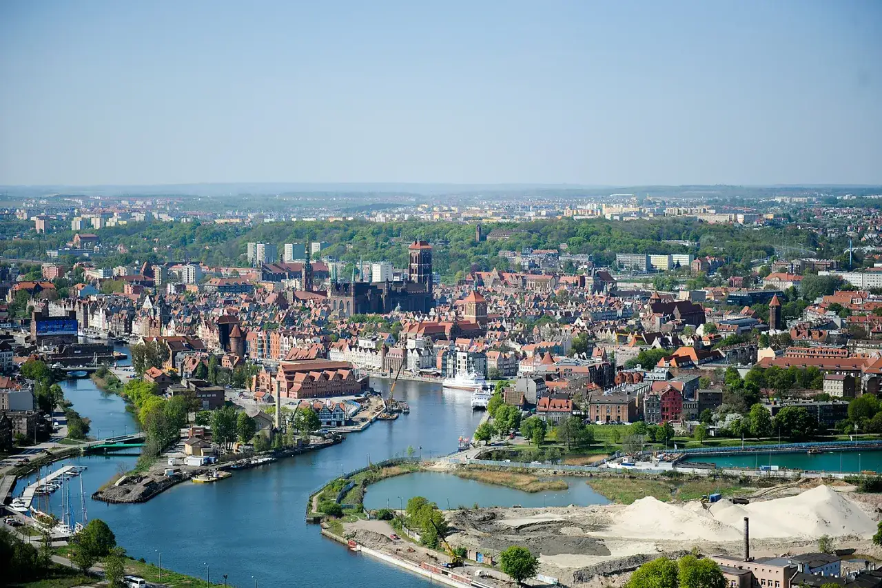 Panorama Trójmiasta Gdańsk Sopot Gdynia