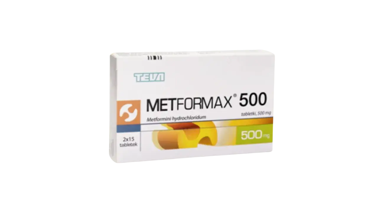 Opakowanie leku Metformax 500 mg. Czy metformina jest na receptę? Tak, ten lek jest na receptę.