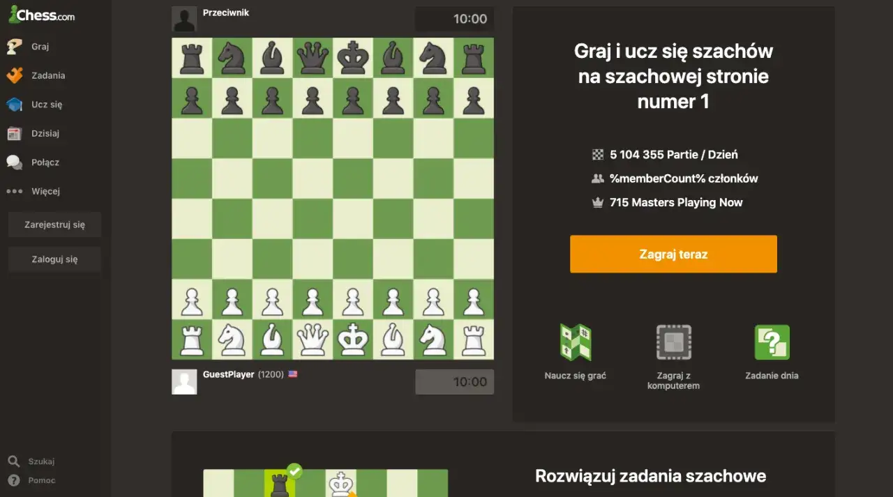 platformy do nauki szach&oacute;w online