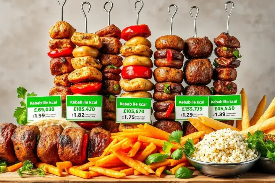 Porównanie kaloryczności różnych kebabów