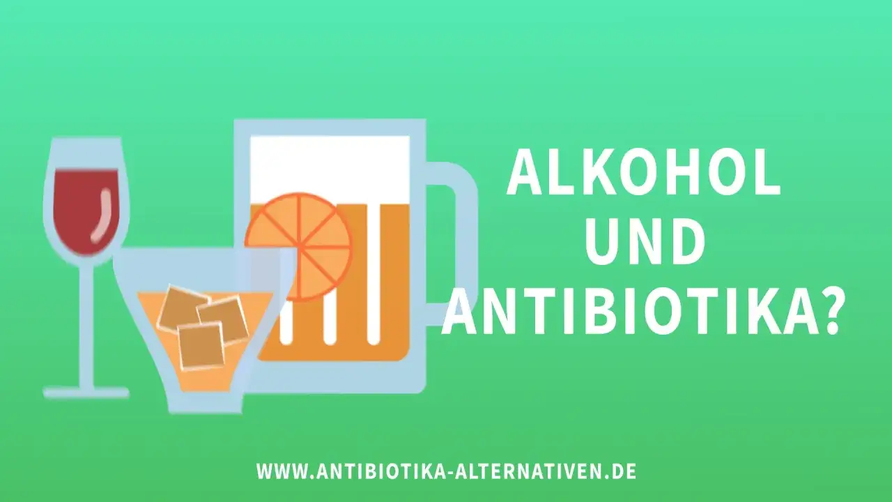 Gläser mit Getränken und die Frage: Alkohol und Antibiotika? Ein wichtiges Thema für deine Gesundheit.
