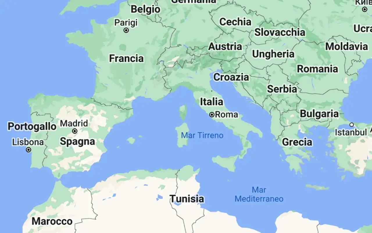 Mappa Europa destinazioni mare economiche