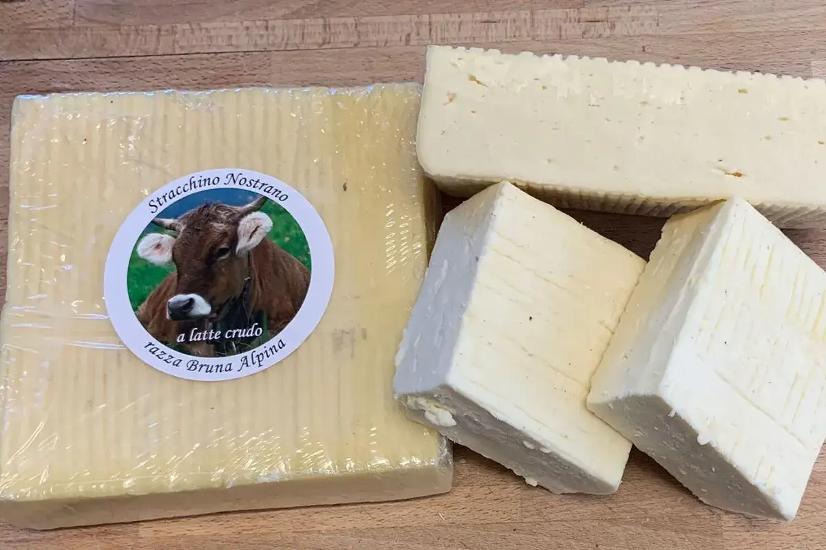 Formaggi freschi, tra cui uno con etichetta