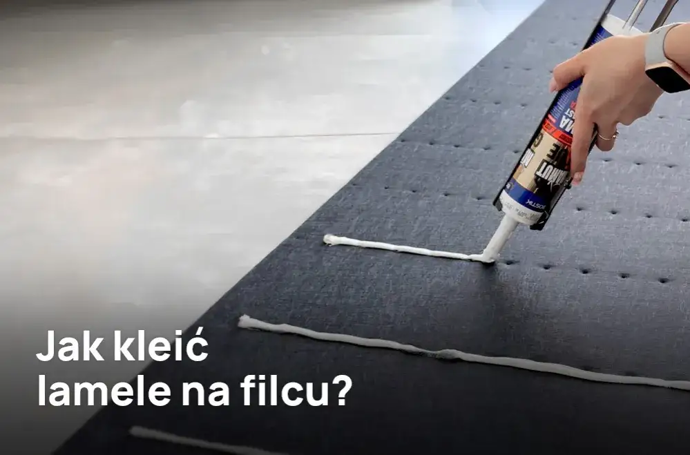 przygotowanie ściany pod lamele