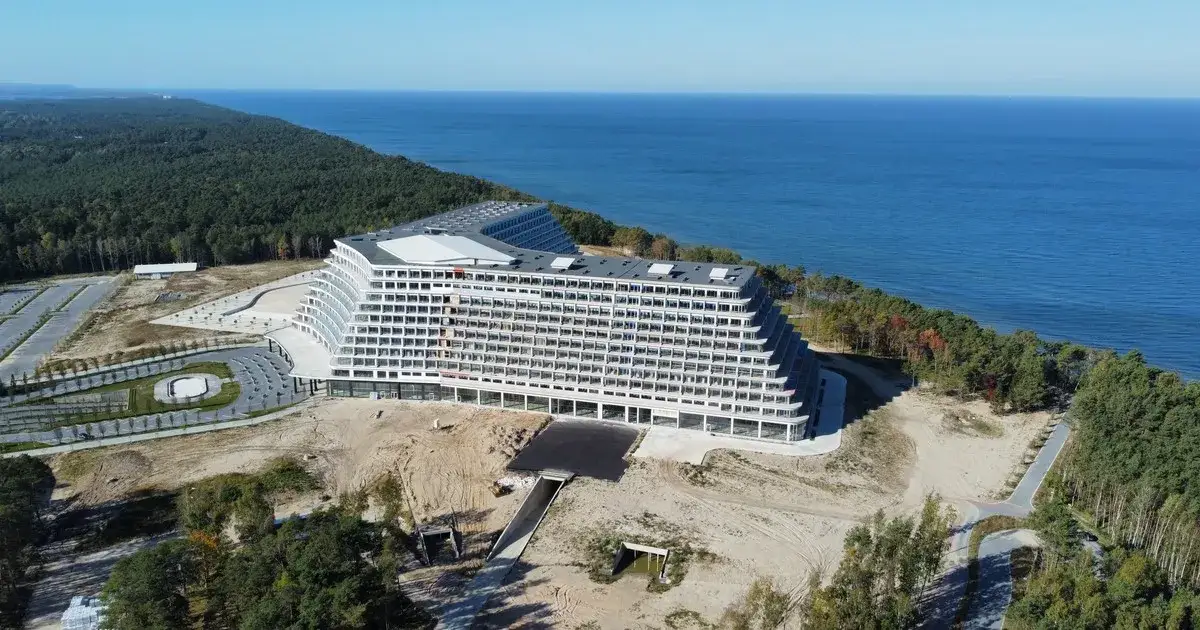 budowa hotelu gołębiewski pobierowo postępy / aktualny stan hotelu gołębiewski pobierowo