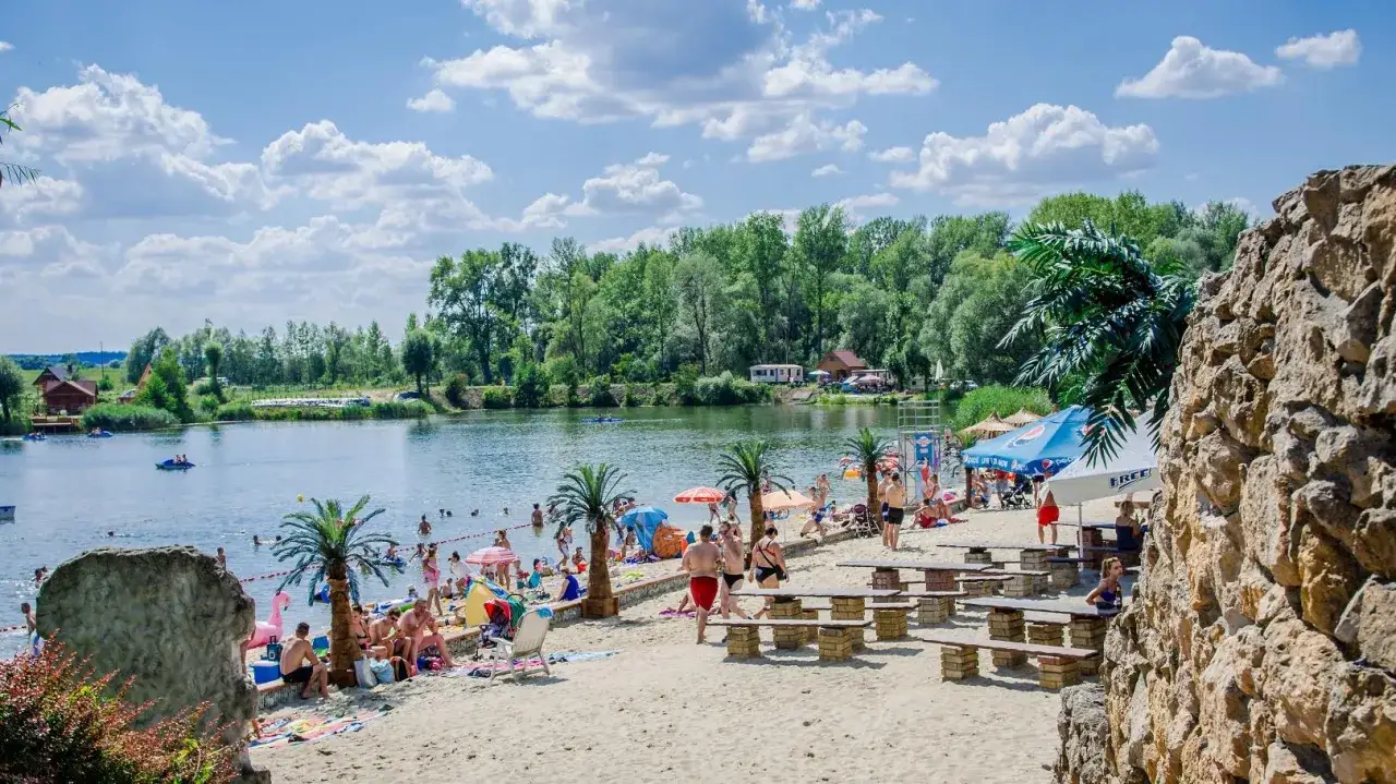 Plaża Olza atrakcje wodne