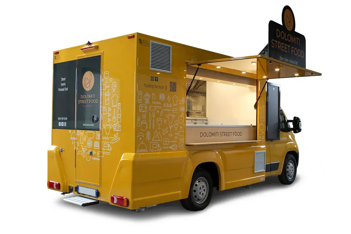 Food truck significato: un giallo furgone 