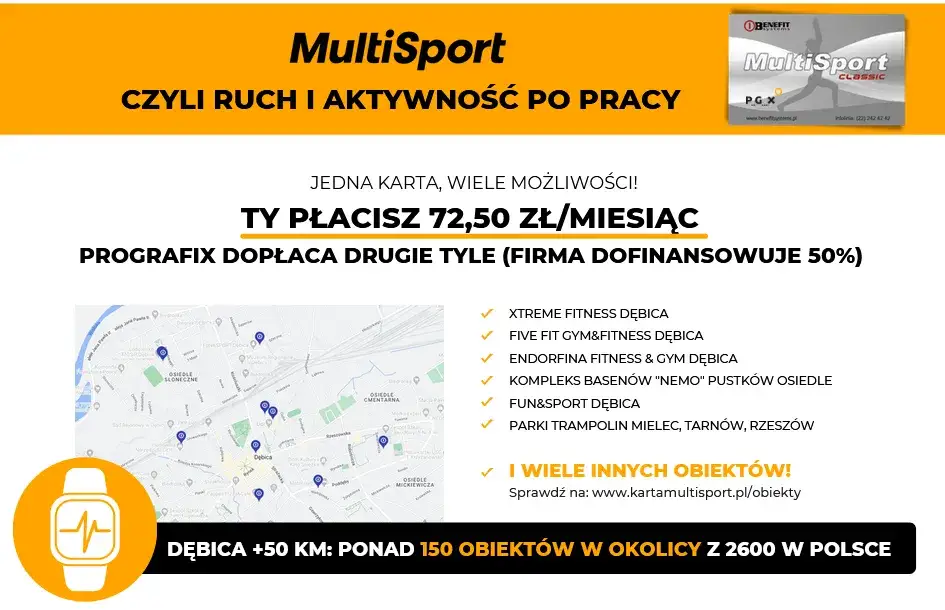 multiSport różnorodność aktywności sportowych