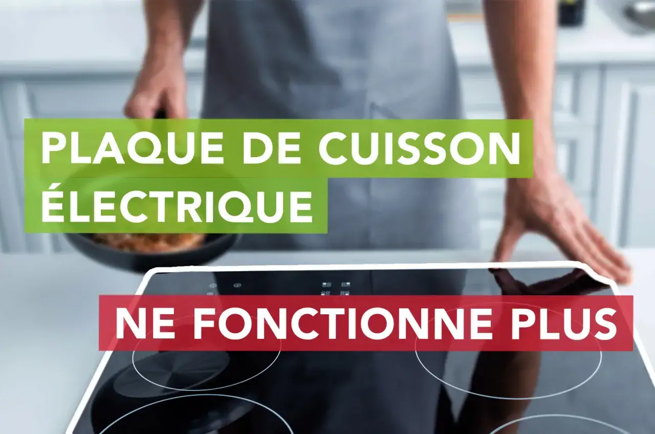 Plaque de cuisson électrique s'allume mais ne chauffe pas. La cuisson s'arrête net.