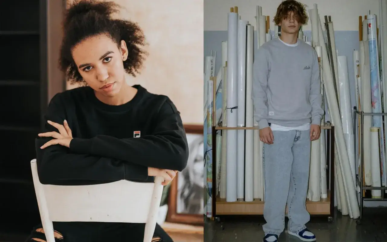 bluza crewneck r&oacute;żne style