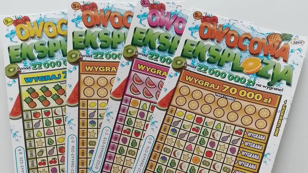 zdrapka Owocowa Eksplozja wygląd