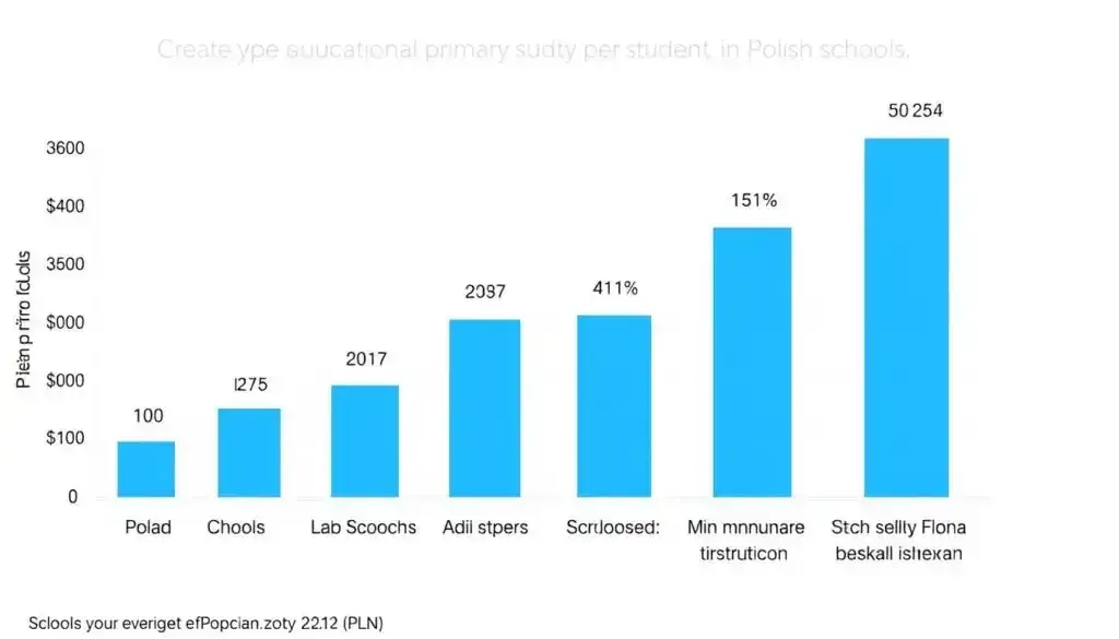 Standard finansowy A subwencja oświatowa wykres