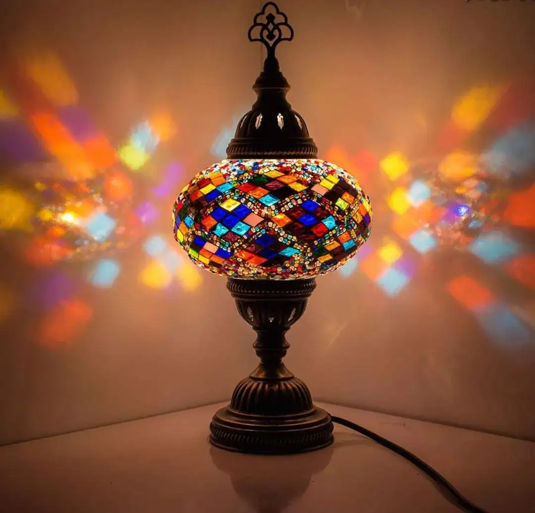 Turecka ceramika lampy mozaikowe