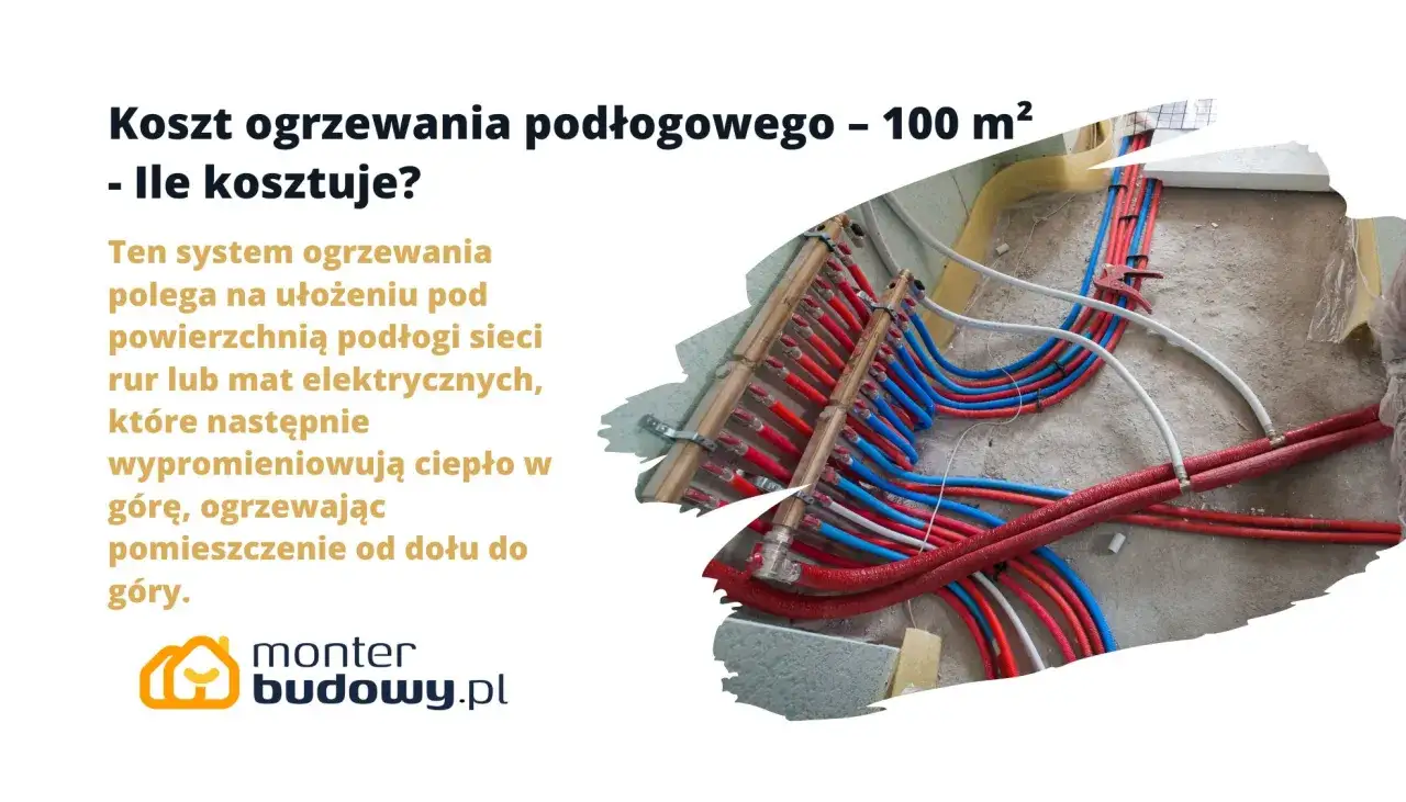 Instalacja ogrzewania podłogowego na 100 m². Zobacz, jak wygląda system rurek i jak obliczyć koszt ogrzewania podłogowego.