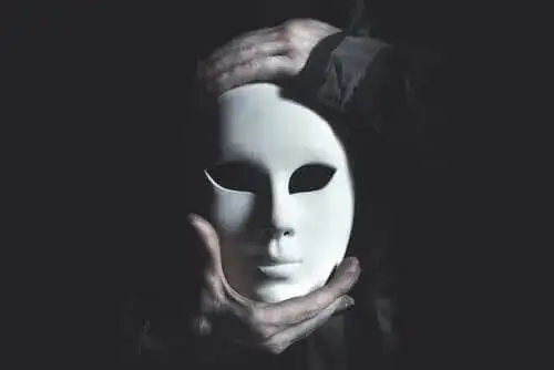 R&oacute;żne typy zaburzeń osobowości, psychologiczne portrety, maski emocji