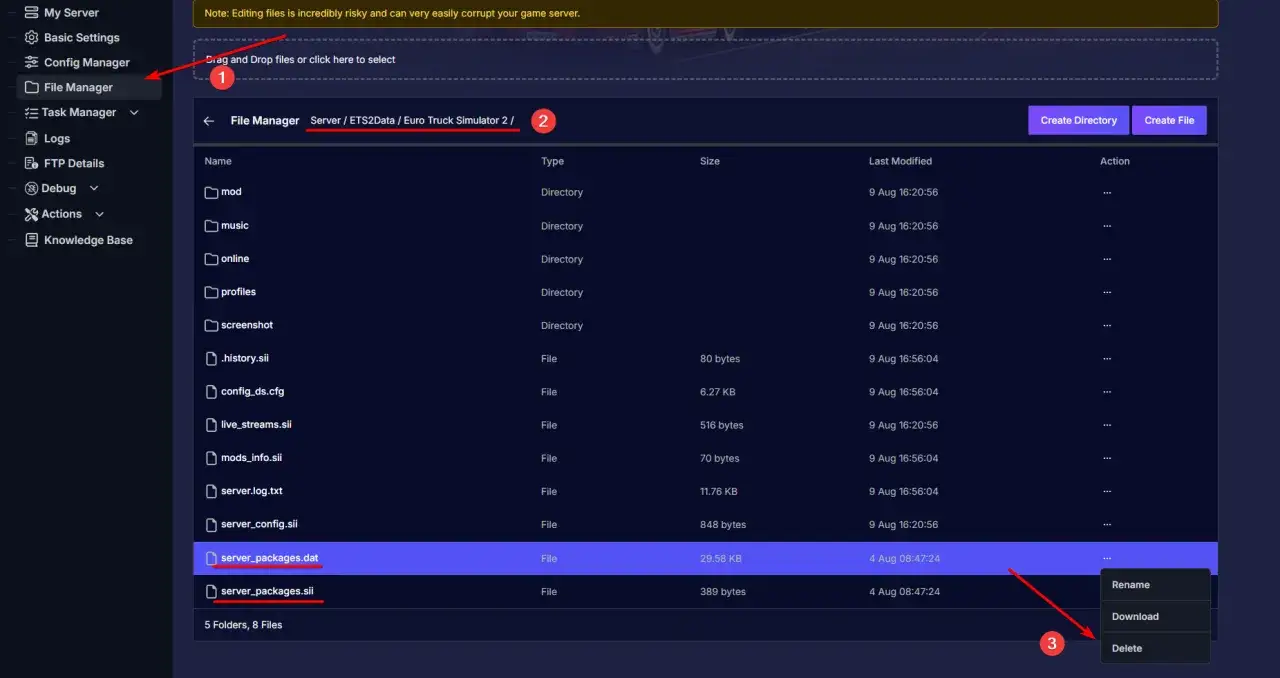 ETS2 ręczna instalacja mod&oacute;w folder mod