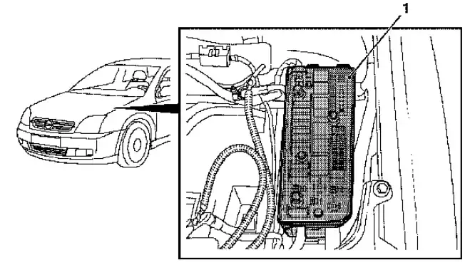 Opel Zafira C moduł BCM deska rozdzielcza