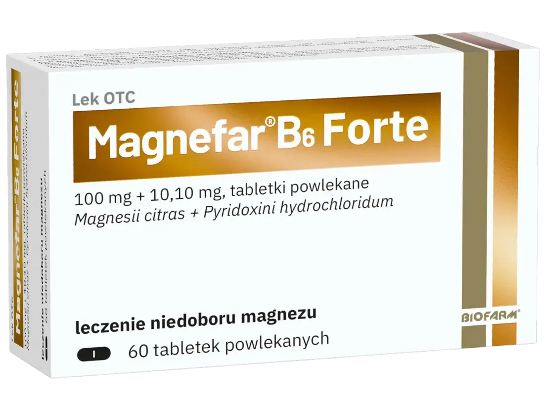 Zdjęcie Magnefar B6 Forte: lek czy suplement? Odkryj prawdę o działaniu