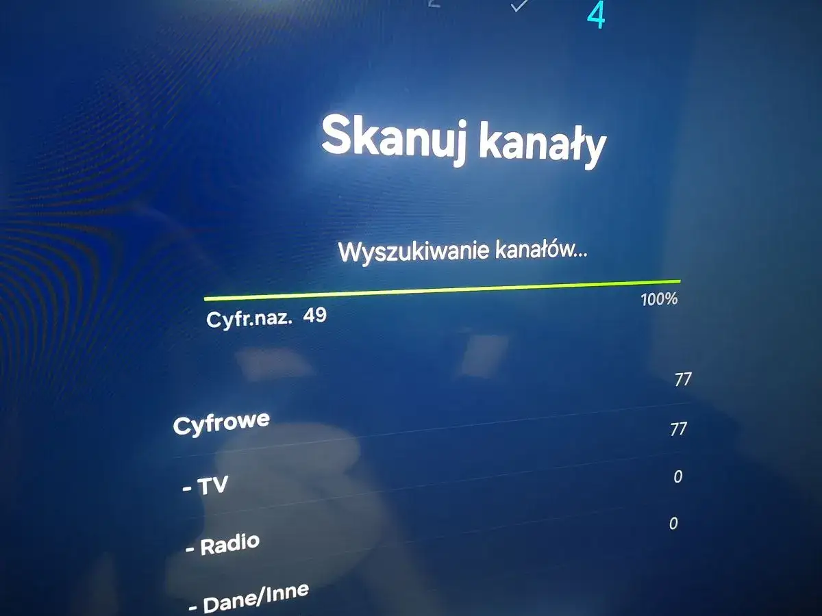 Wyszukiwanie kanałów satelitarnych