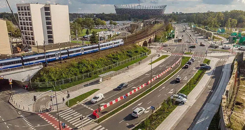 Trasa Świętokrzyska Warszawa budowa